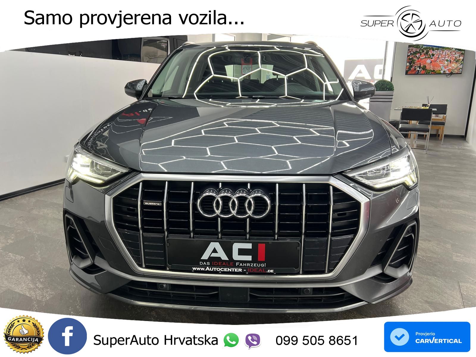 Audi Q3 40 TFSI (190 KS) quattro S tronic S line LED+GR SJED+ACC