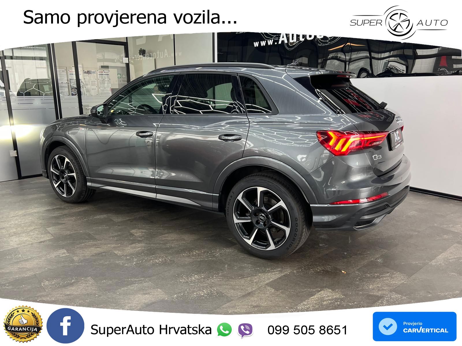 Audi Q3 40 TFSI (190 KS) quattro S tronic S line LED+GR SJED+ACC
