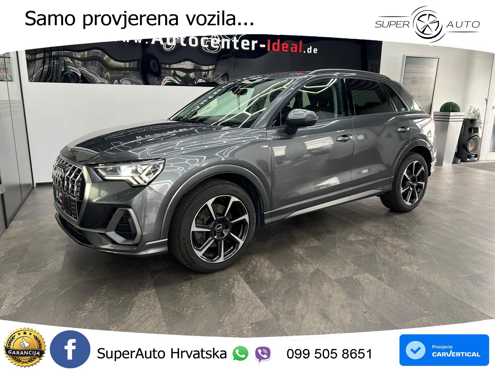 Audi Q3 40 TFSI (190 KS) quattro S tronic S line LED+GR SJED+ACC
