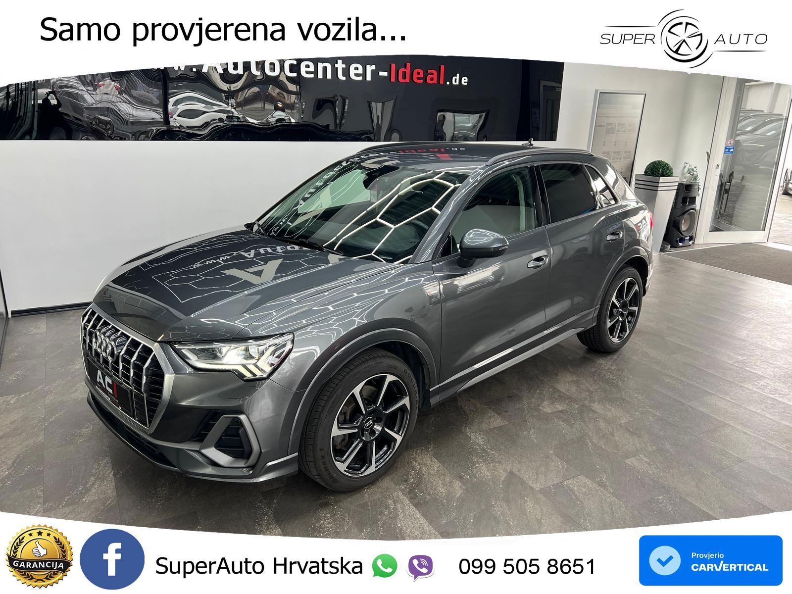 Audi Q3 40 TFSI (190 KS) quattro S tronic S line LED+GR SJED+ACC