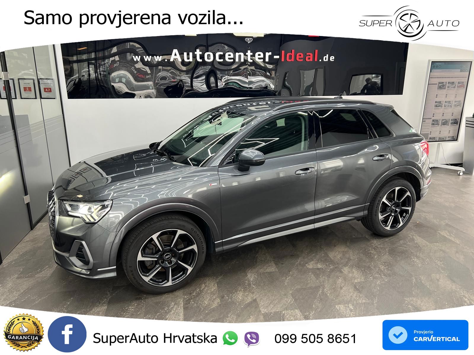 Audi Q3 40 TFSI (190 KS) quattro S tronic S line LED+GR SJED+ACC