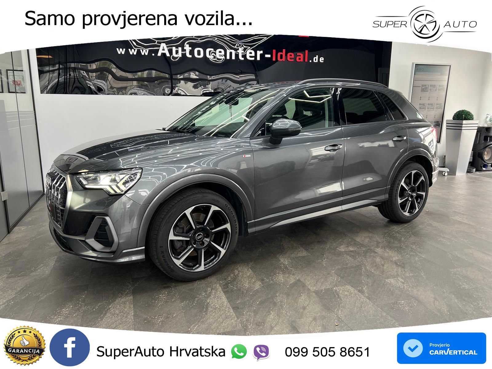 Audi Q3 40 TFSI (190 KS) quattro S tronic S line LED+GR SJED+ACC