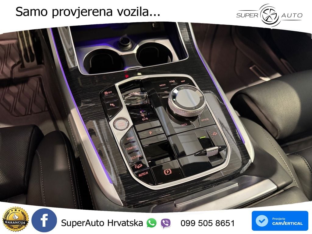 BMW X7 40d (352 KS) xDrive Steptronic M Sport ZRAČNI+ACC+GR SJED+KAM+PANO