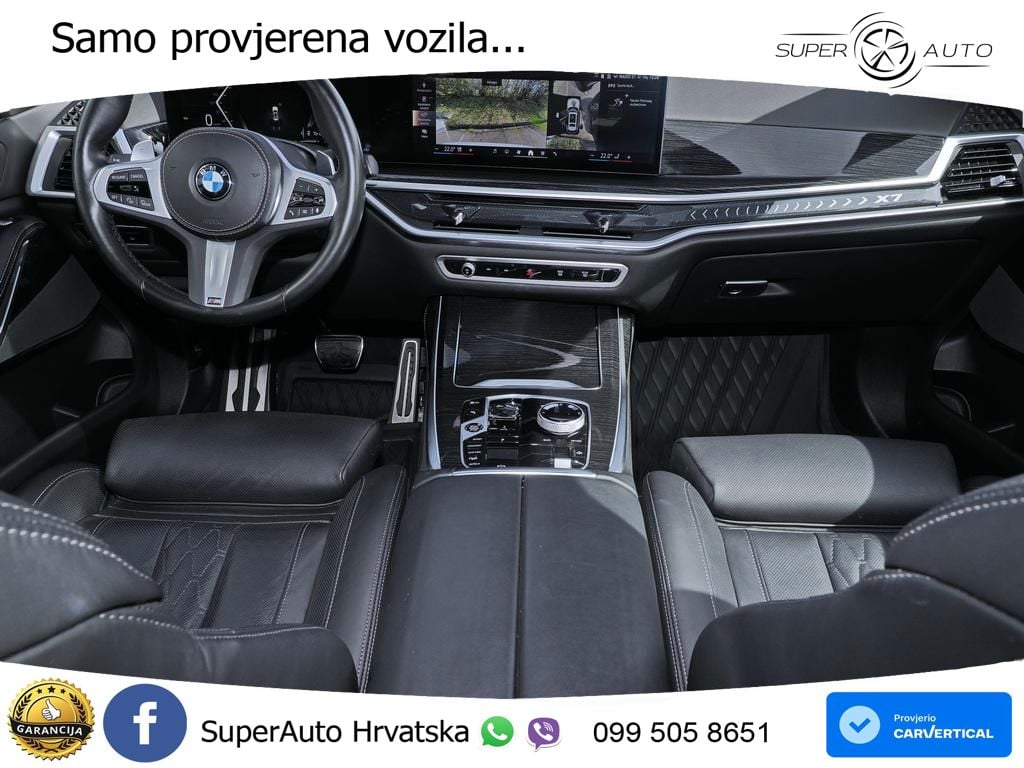 BMW X7 40d (352 KS) xDrive Steptronic M Sport ZRAČNI+ACC+GR SJED+KAM+PANO