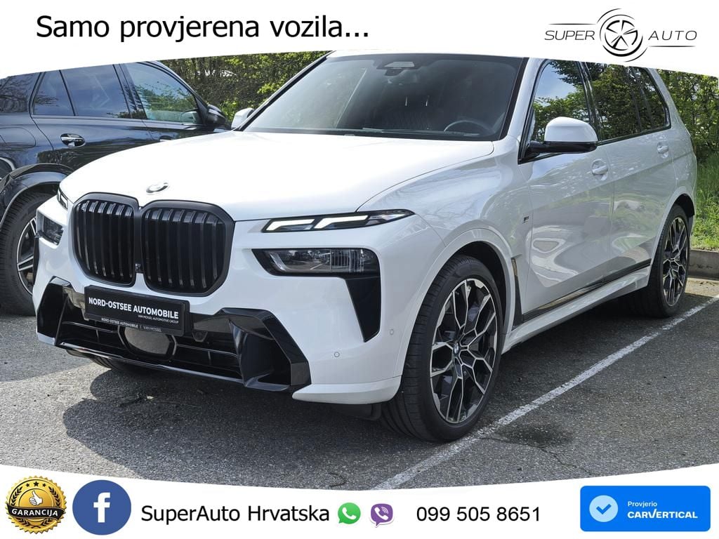 BMW X7 40d (352 KS) xDrive Steptronic M Sport ZRAČNI+ACC+GR SJED+KAM+PANO
