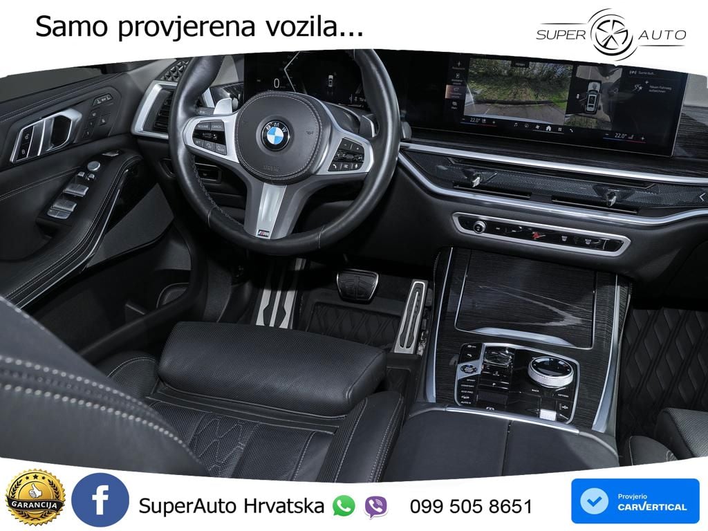 BMW X7 40d (352 KS) xDrive Steptronic M Sport ZRAČNI+ACC+GR SJED+KAM+PANO