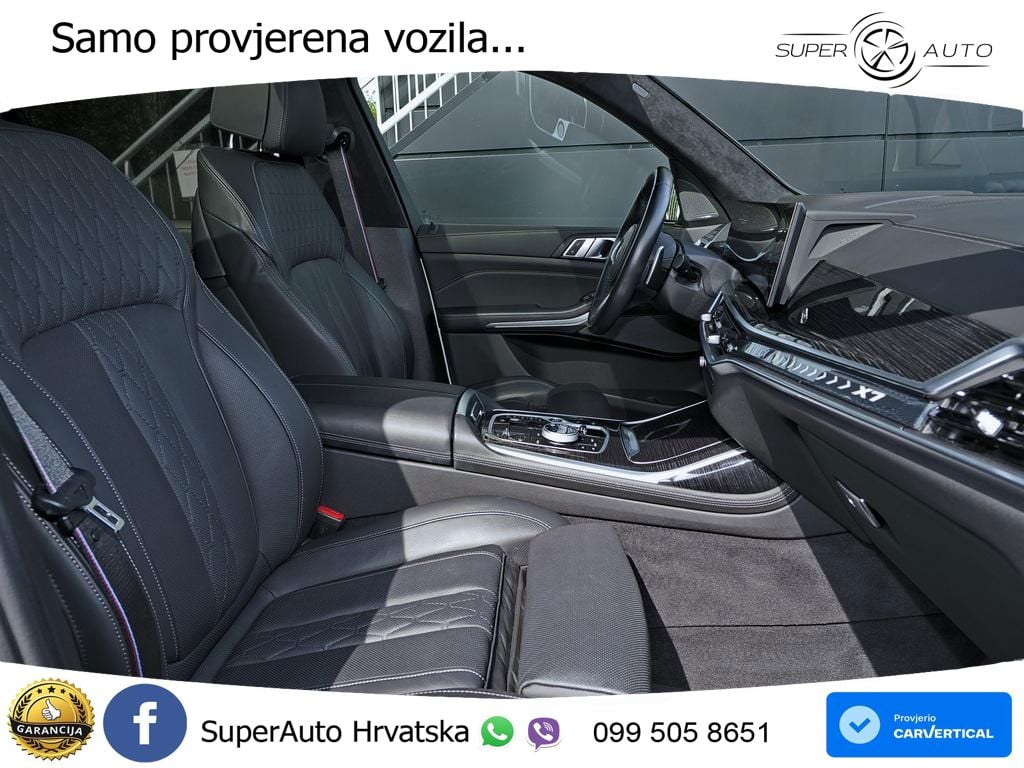 BMW X7 40d (352 KS) xDrive Steptronic M Sport ZRAČNI+ACC+GR SJED+KAM+PANO
