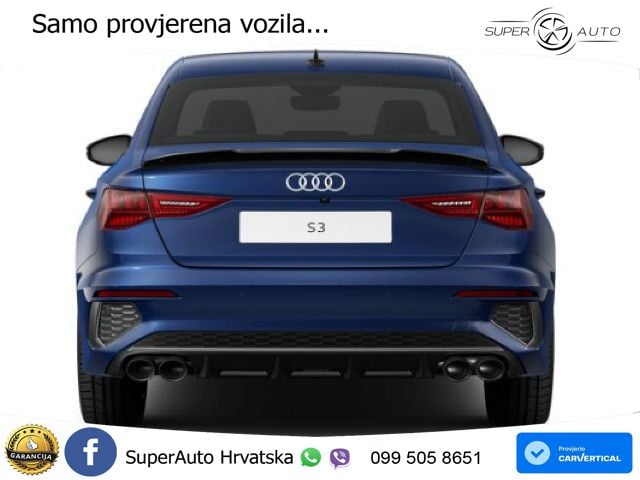 Audi S3 Limuzina 2.0 TFSI (310 KS) quattro S tronic MATRIX+GR SJED+KAM