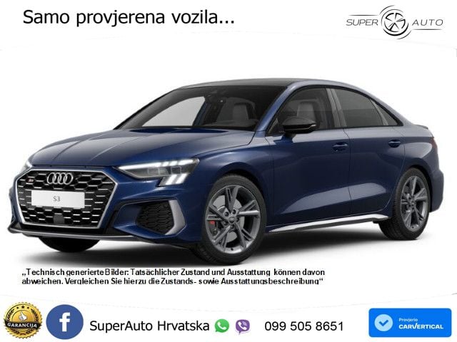 Audi S3 Limuzina 2.0 TFSI (310 KS) quattro S tronic MATRIX+GR SJED+KAM