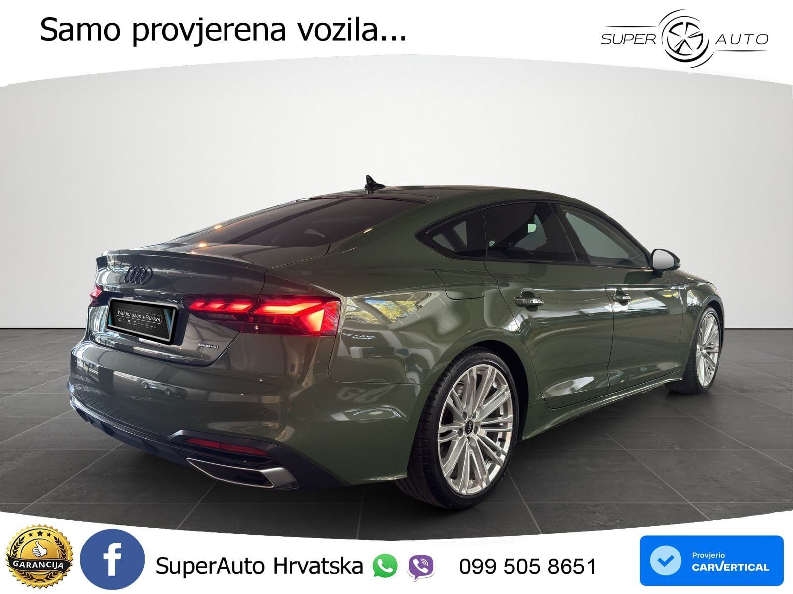 Audi A5 Sportback 45 TFSI (265 KS) quattro S tronic advanced