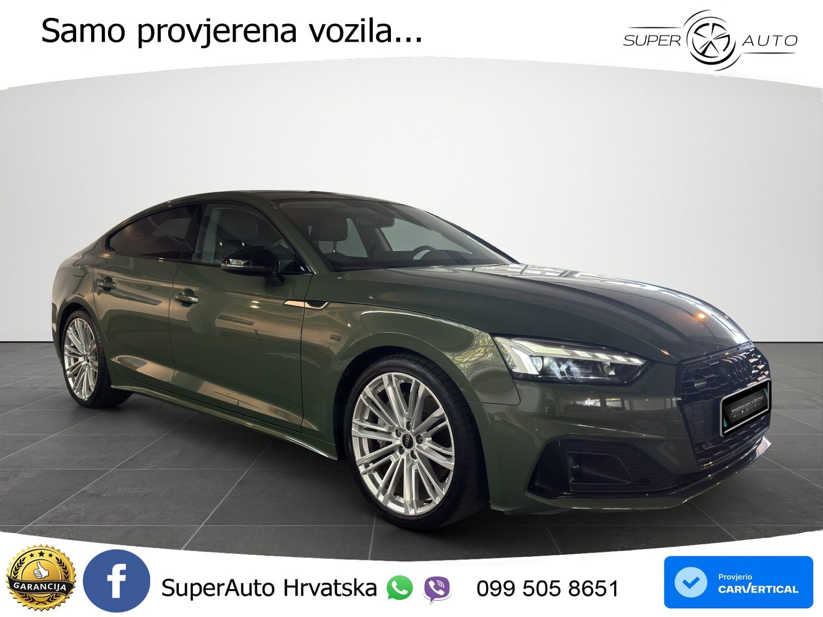 Audi A5 Sportback 45 TFSI (265 KS) quattro S tronic advanced