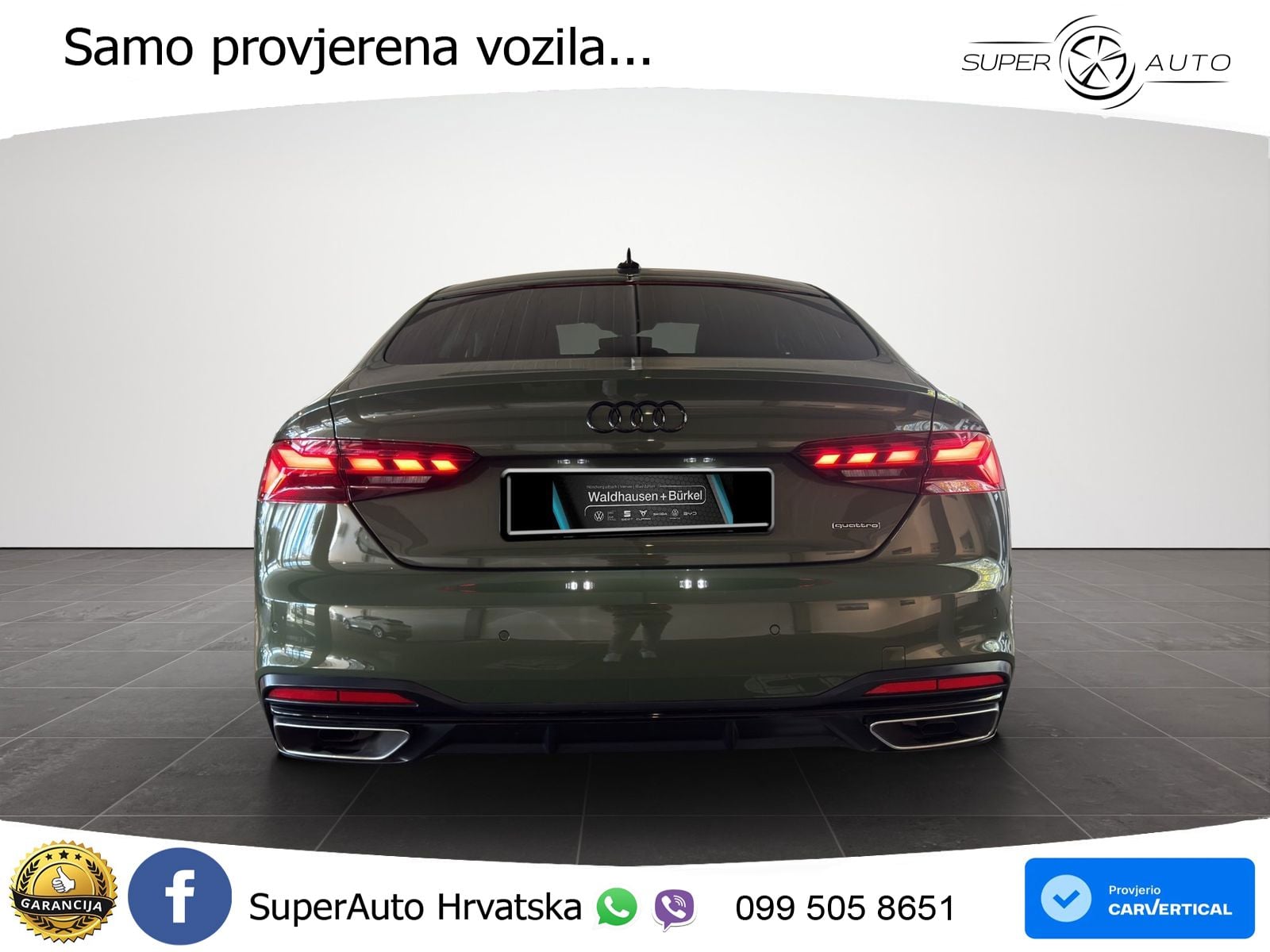 Audi A5 Sportback 45 TFSI (265 KS) quattro S tronic advanced