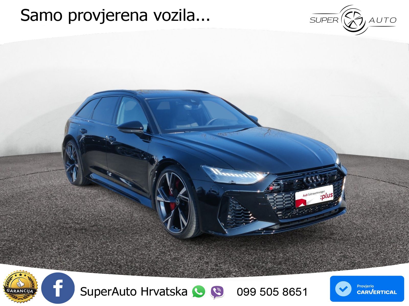 Audi RS6 Avant 4.0 TFSI V8 performance (630 KS)  quattro tiptronic LED+GR SJED+ACC