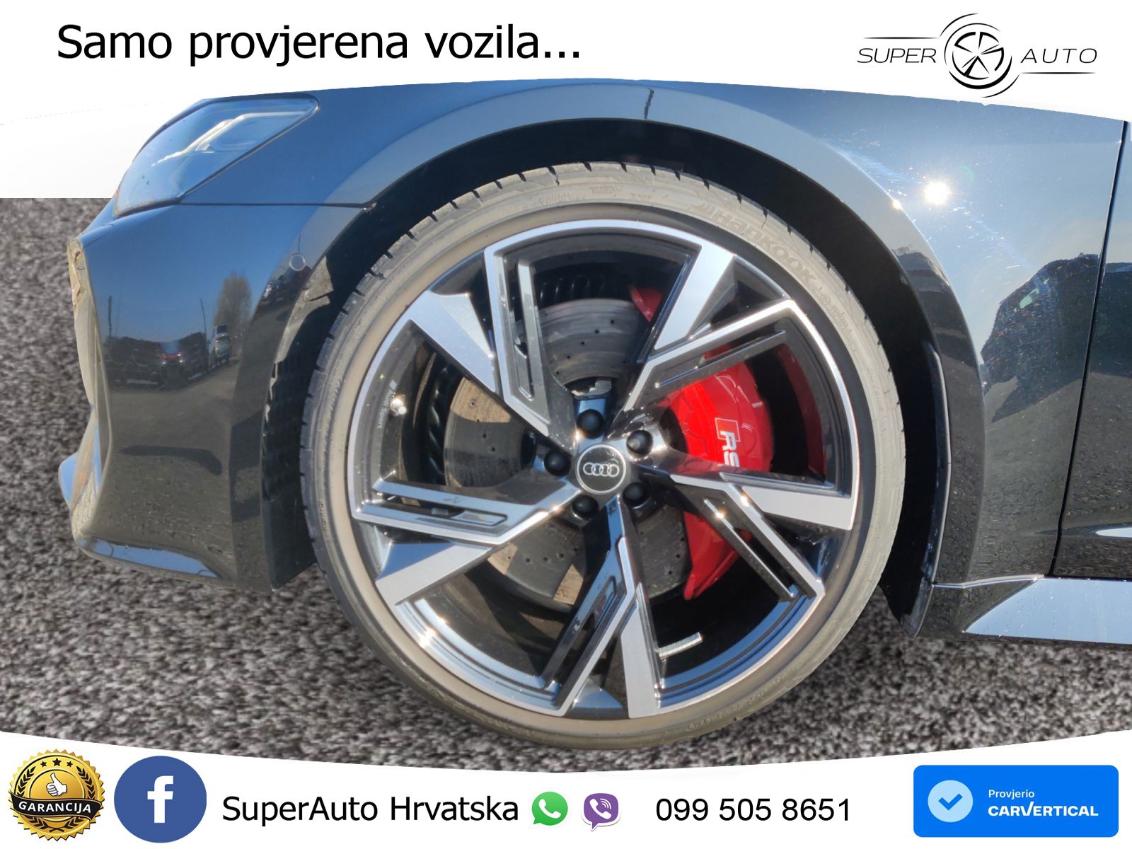 Audi RS6 Avant 4.0 TFSI V8 performance (630 KS)  quattro tiptronic LED+GR SJED+ACC