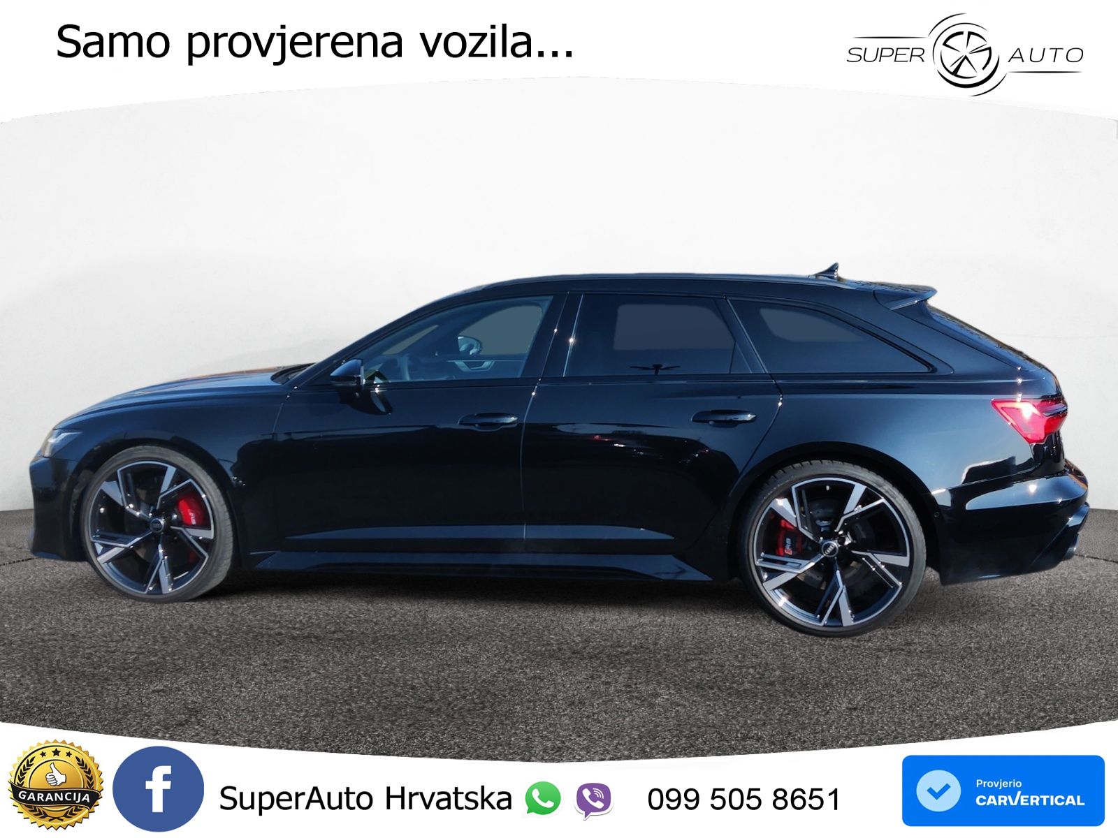 Audi RS6 Avant 4.0 TFSI V8 performance (630 KS)  quattro tiptronic LED+GR SJED+ACC
