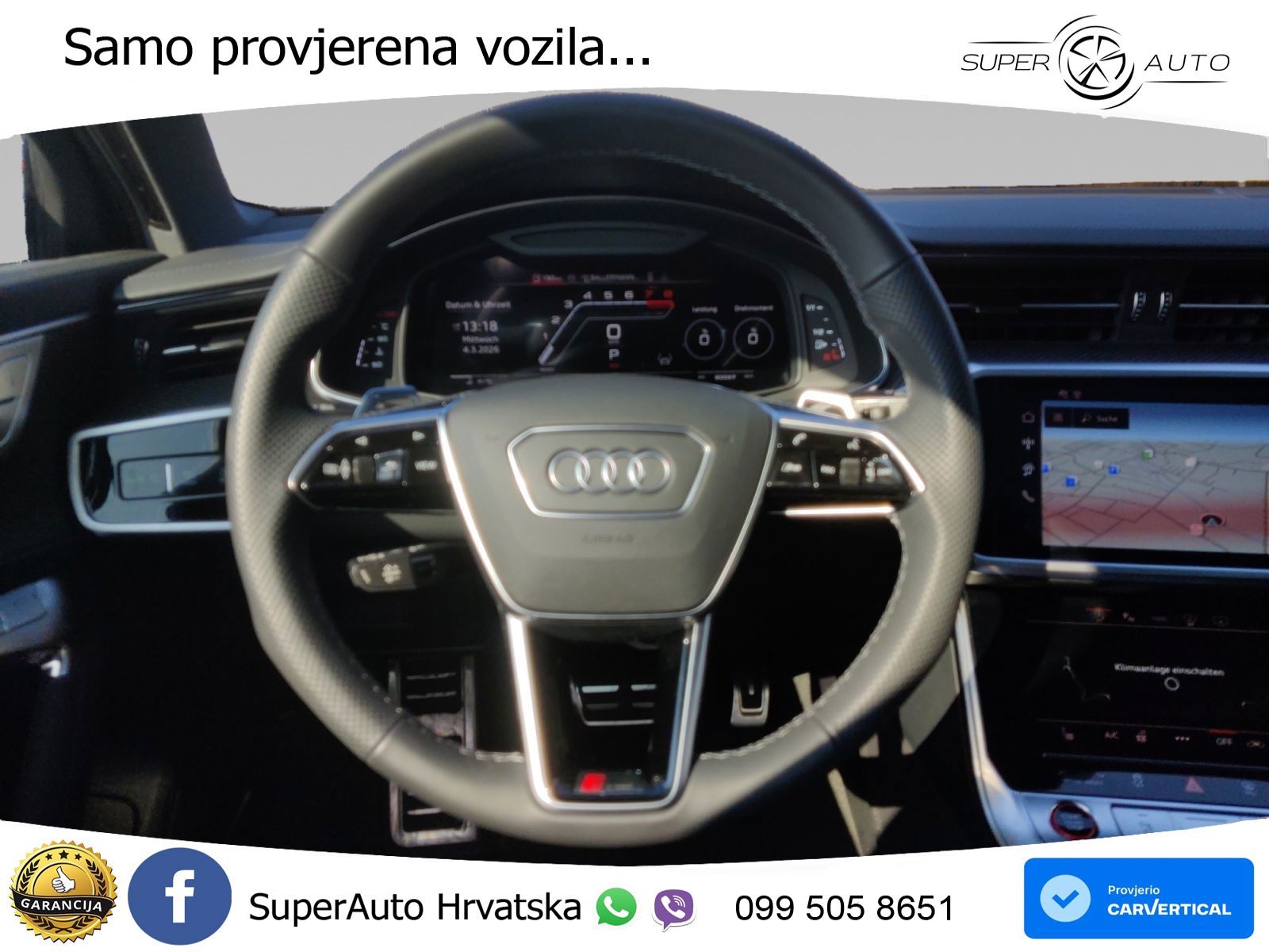 Audi RS6 Avant 4.0 TFSI V8 performance (630 KS)  quattro tiptronic LED+GR SJED+ACC
