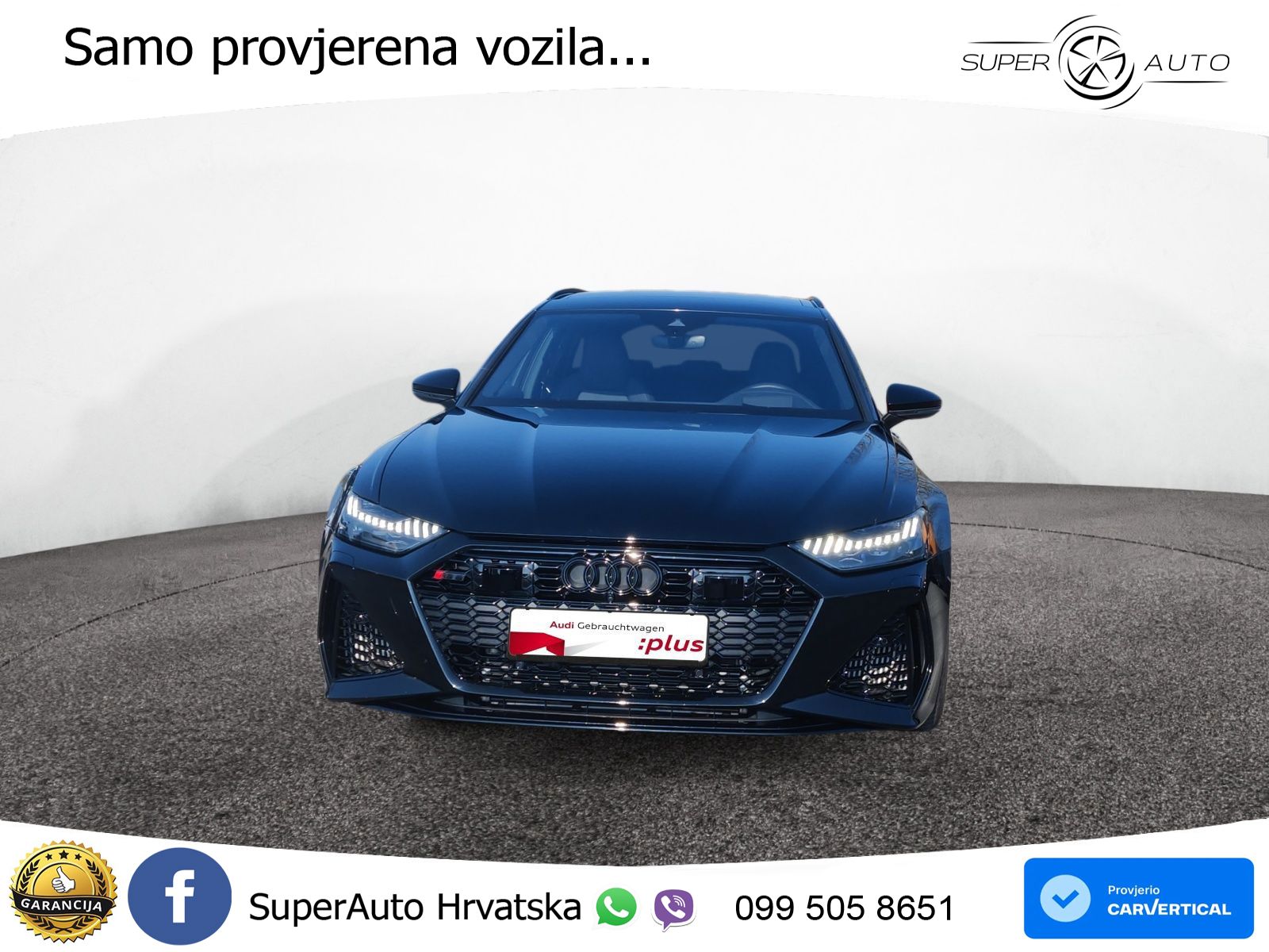 Audi RS6 Avant 4.0 TFSI V8 performance (630 KS)  quattro tiptronic LED+GR SJED+ACC