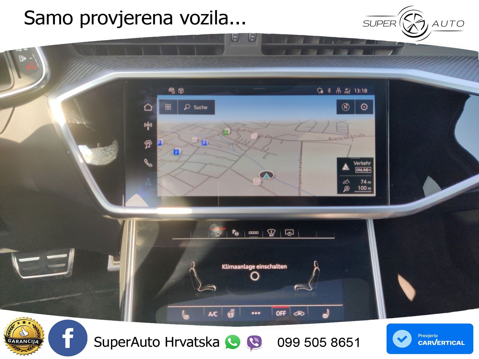 Audi RS6 Avant 4.0 TFSI V8 performance (630 KS)  quattro tiptronic LED+GR SJED+ACC