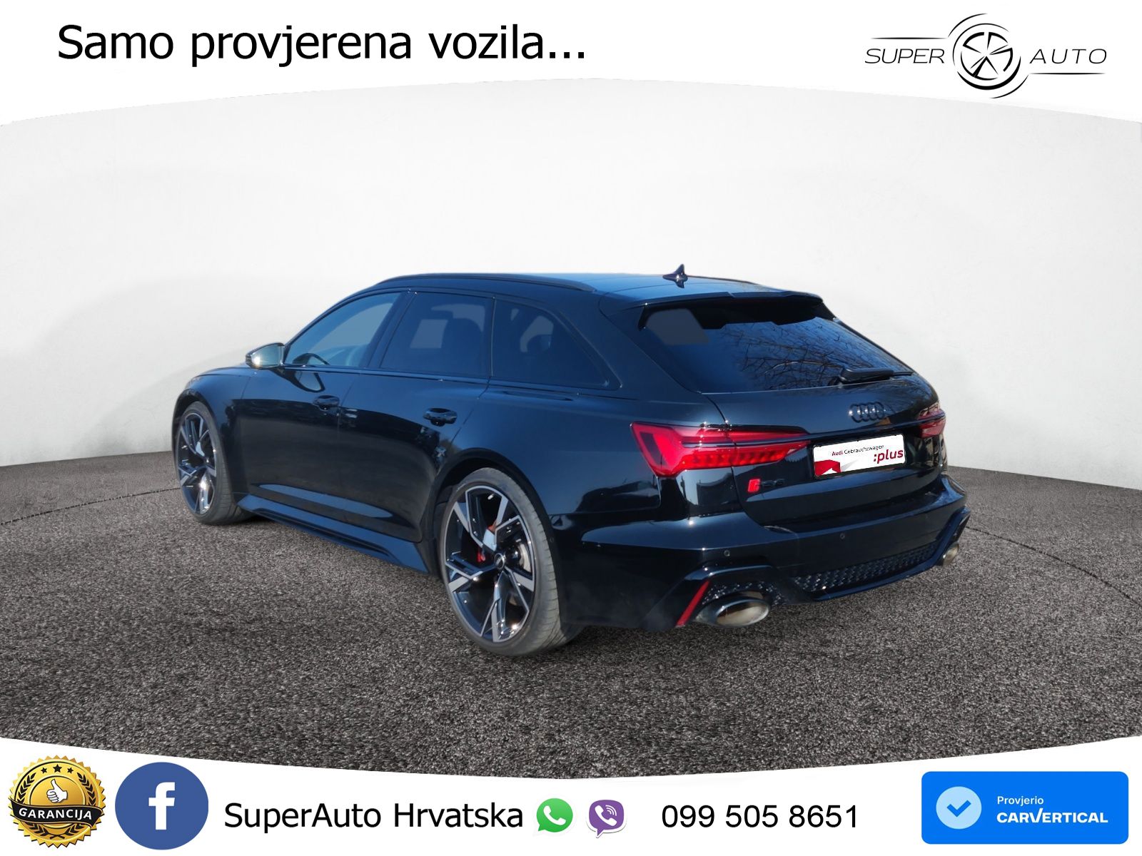 Audi RS6 Avant 4.0 TFSI V8 performance (630 KS)  quattro tiptronic LED+GR SJED+ACC