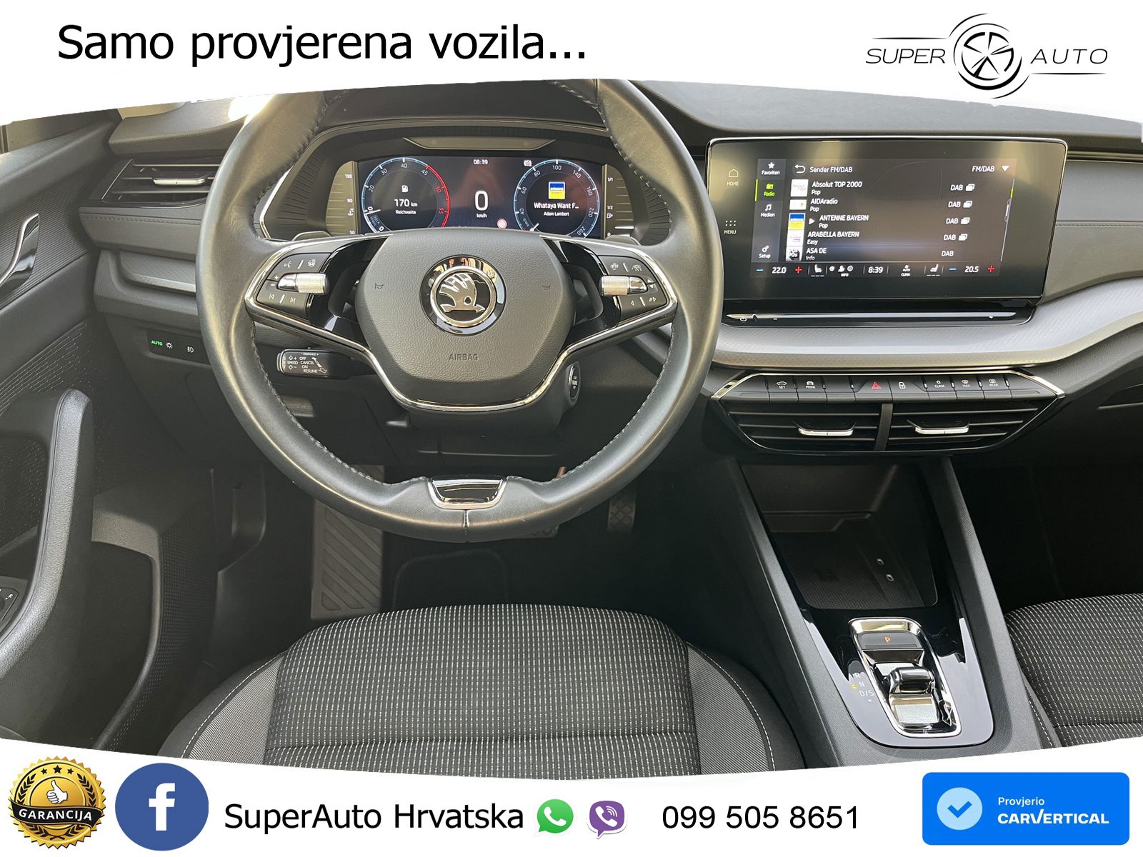 Škoda Octavia Combi 2.0 TDI (150 KS) DSG LED+GR SJED+ACC