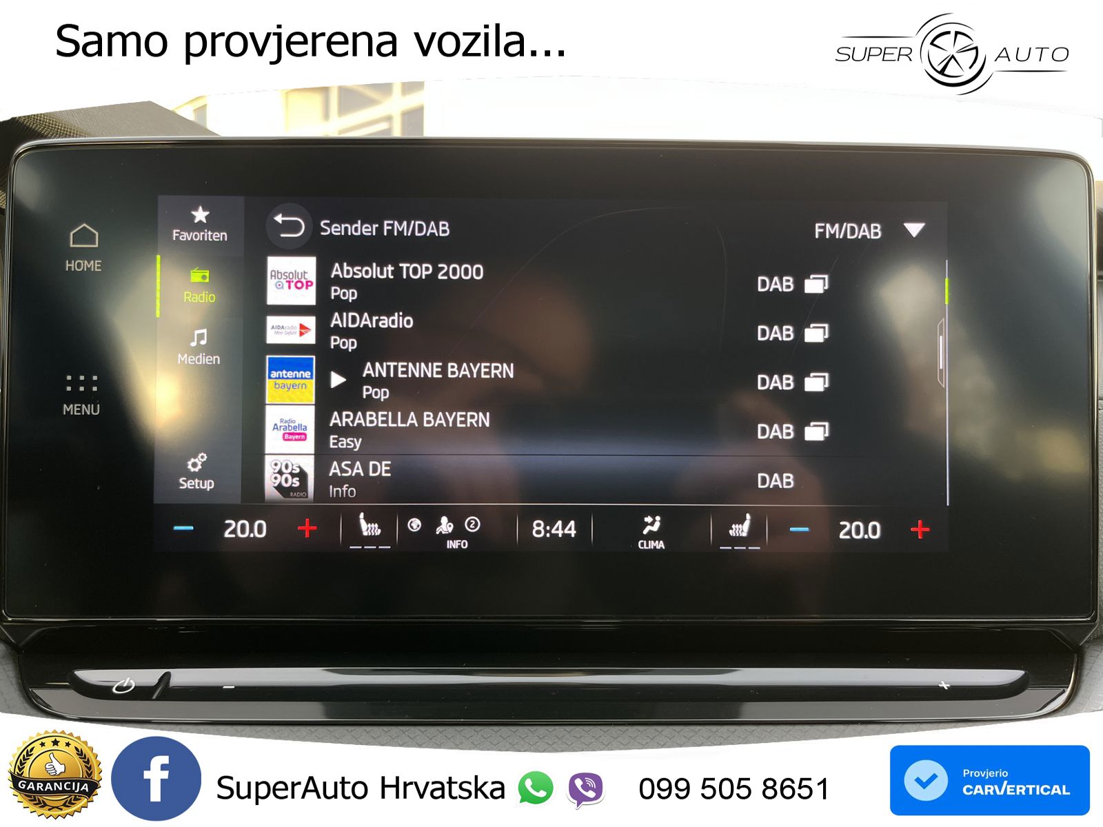 Škoda Octavia Combi 2.0 TDI (150 KS) DSG LED+GR SJED+ACC