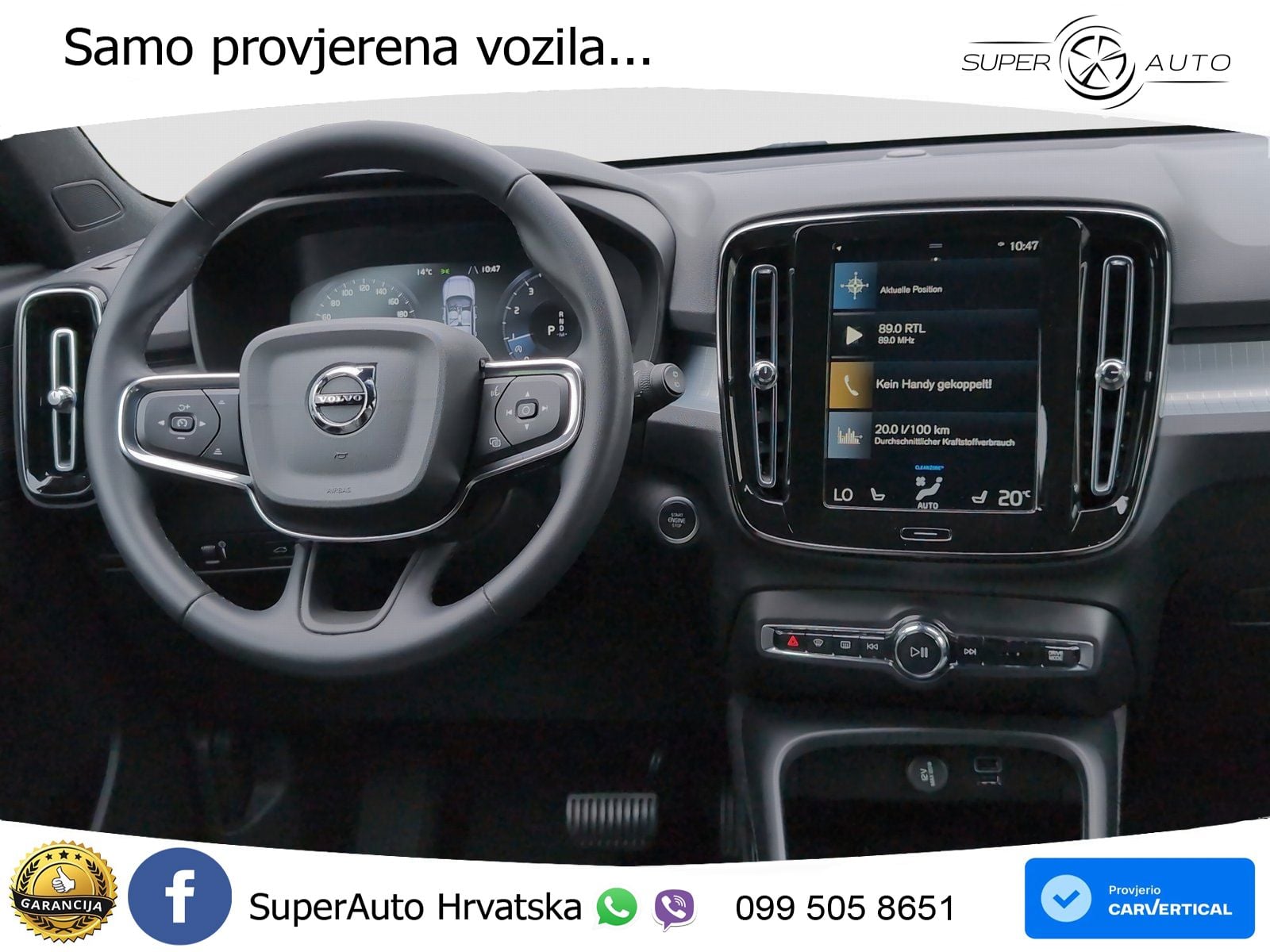 Volvo XC40 2.0 B3 163 KS Automatic LED+GR SJED+ACC