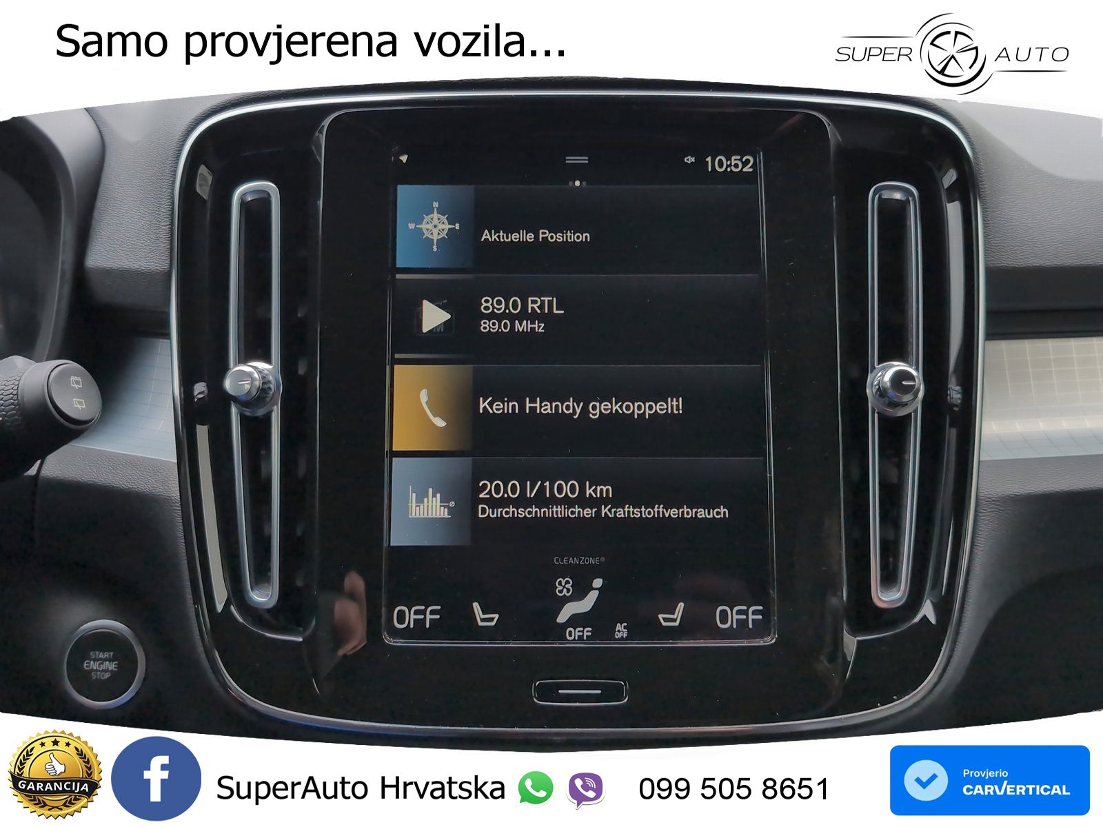Volvo XC40 2.0 B3 163 KS Automatic LED+GR SJED+ACC