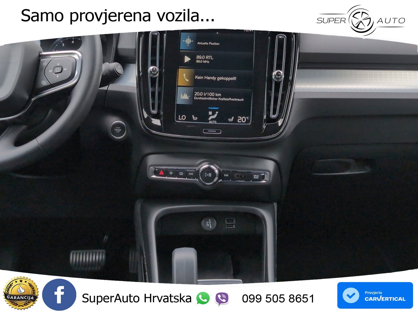 Volvo XC40 2.0 B3 163 KS Automatic LED+GR SJED+ACC