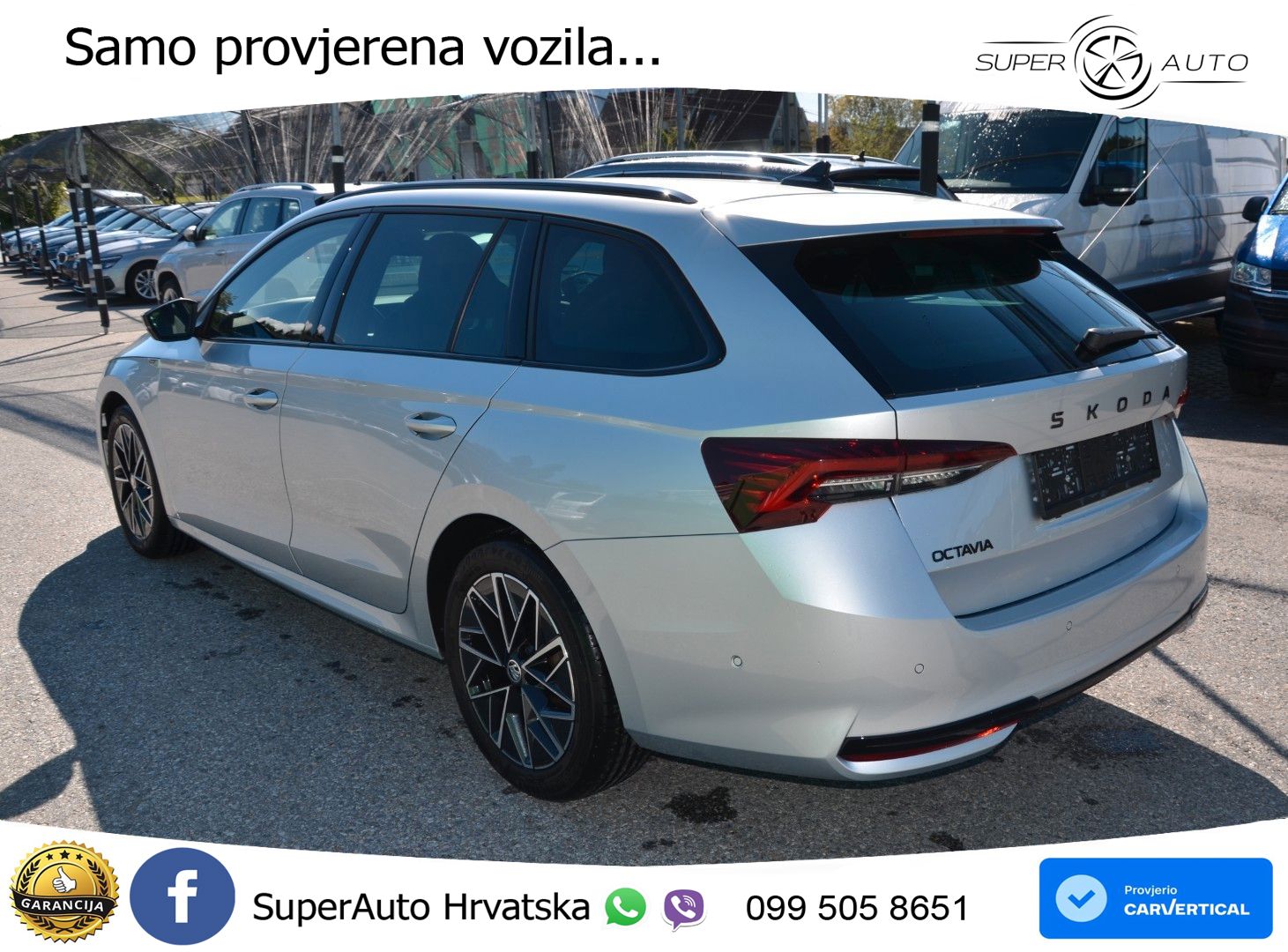 Škoda Octavia Combi 2.0 TDI (150 KS) DSG SportLine MATRIX+GR SJED+KAM