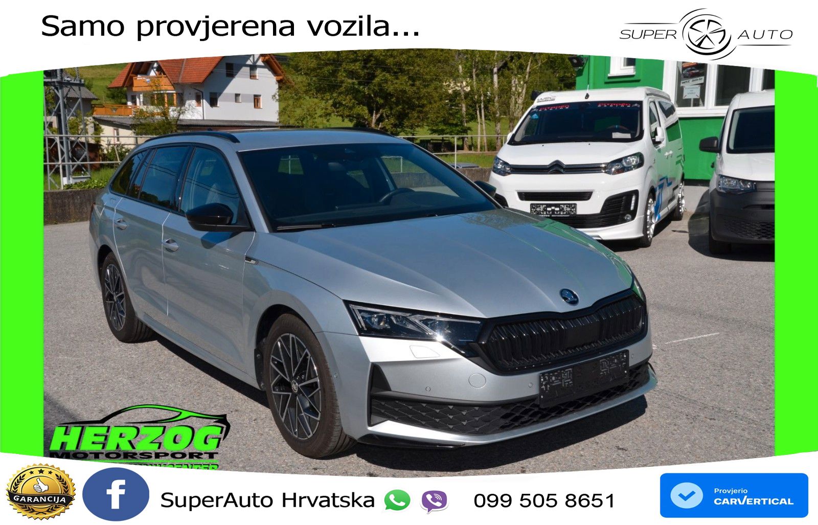 Škoda Octavia Combi 2.0 TDI (150 KS) DSG SportLine MATRIX+GR SJED+KAM