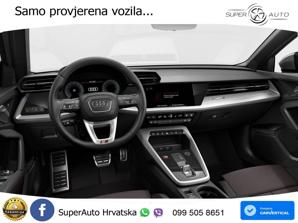Audi S3 Limuzina 2.0 TFSI (310 KS) quattro S tronic LED+GR SJED+ACC