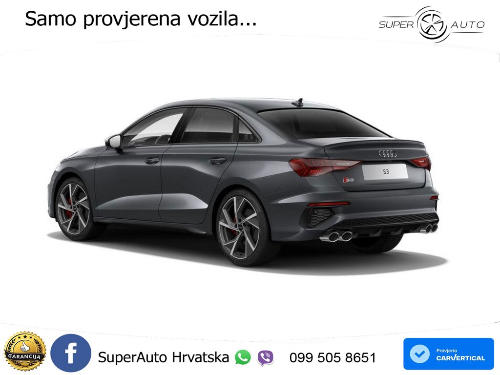 Audi S3 Limuzina 2.0 TFSI (310 KS) quattro S tronic LED+GR SJED+ACC