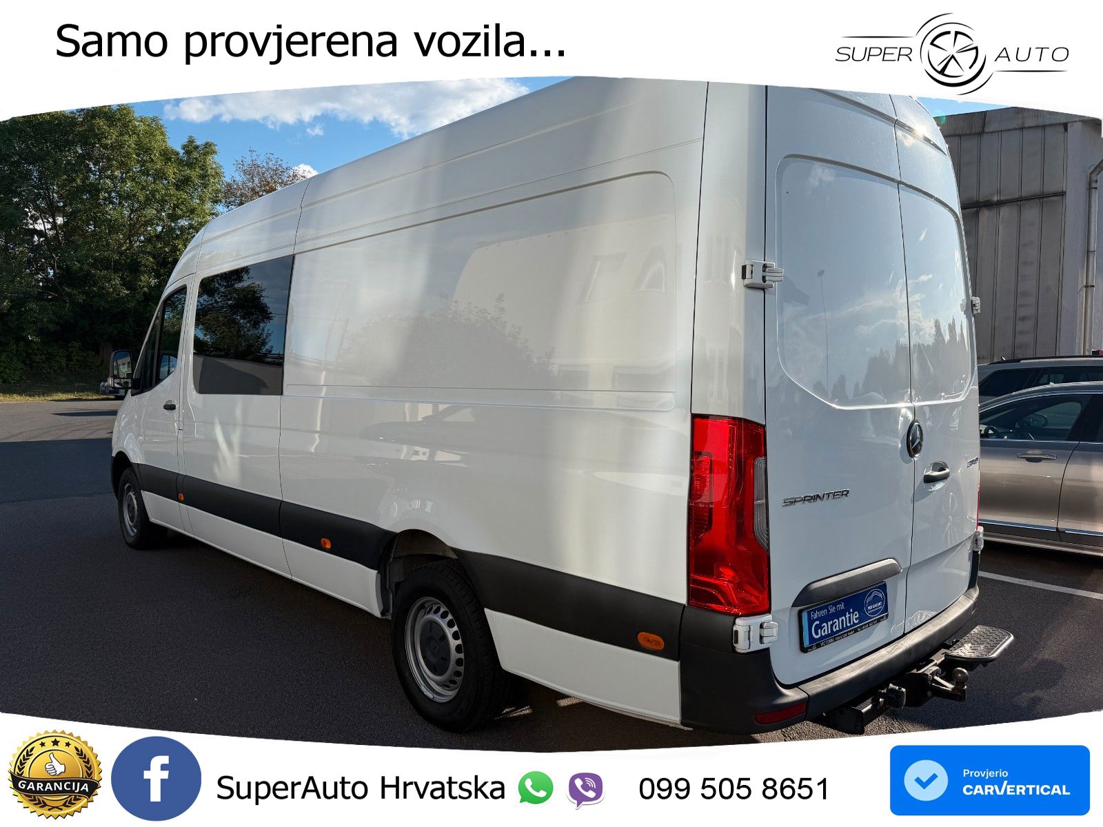 Mercedes-Benz Sprinter III MIXTO 317 CDI*6-Sitzer*KAM*AHK 170 KS