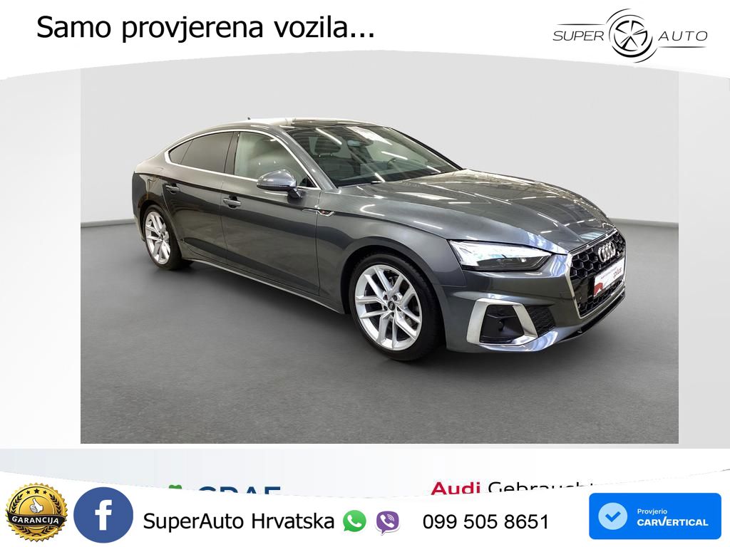 Audi A5 Sportback 35 TFSI (150 KS) S line MATRIX+GR SJED+KAM