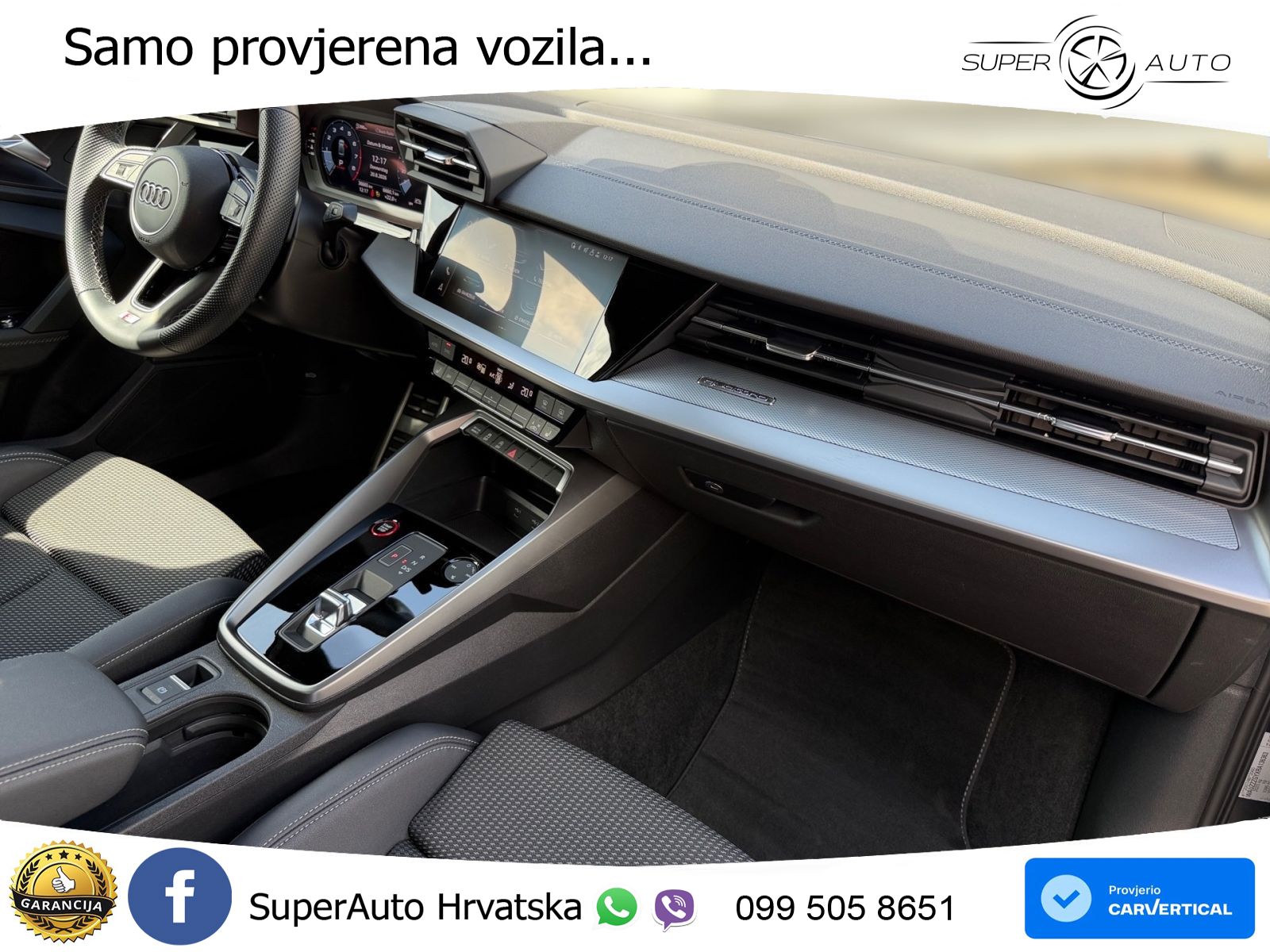 Audi S3 Limuzina 2.0 TFSI (310 KS) quattro S tronic LED+GR SJED+ACC