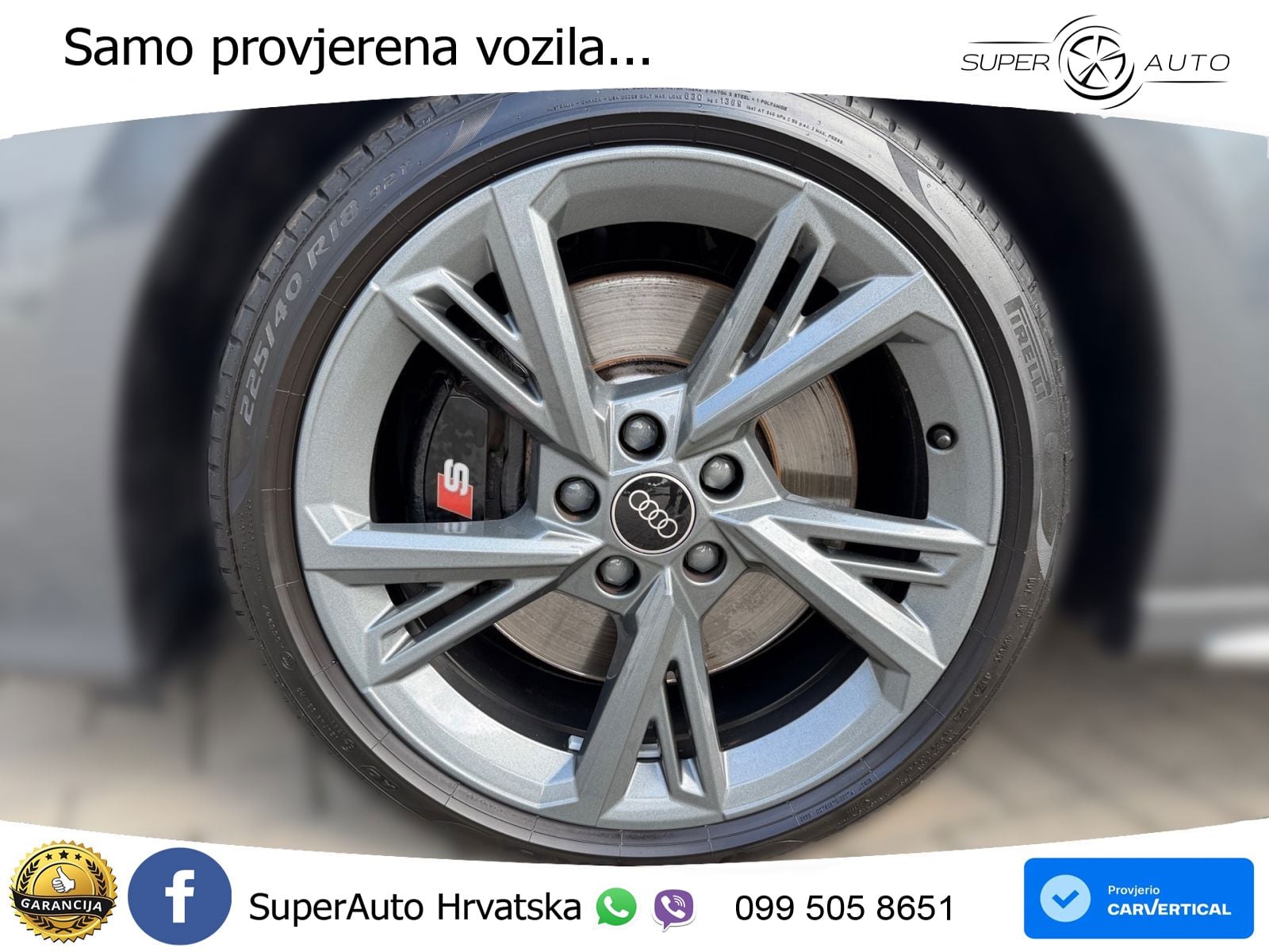 Audi S3 Limuzina 2.0 TFSI (310 KS) quattro S tronic LED+GR SJED+ACC