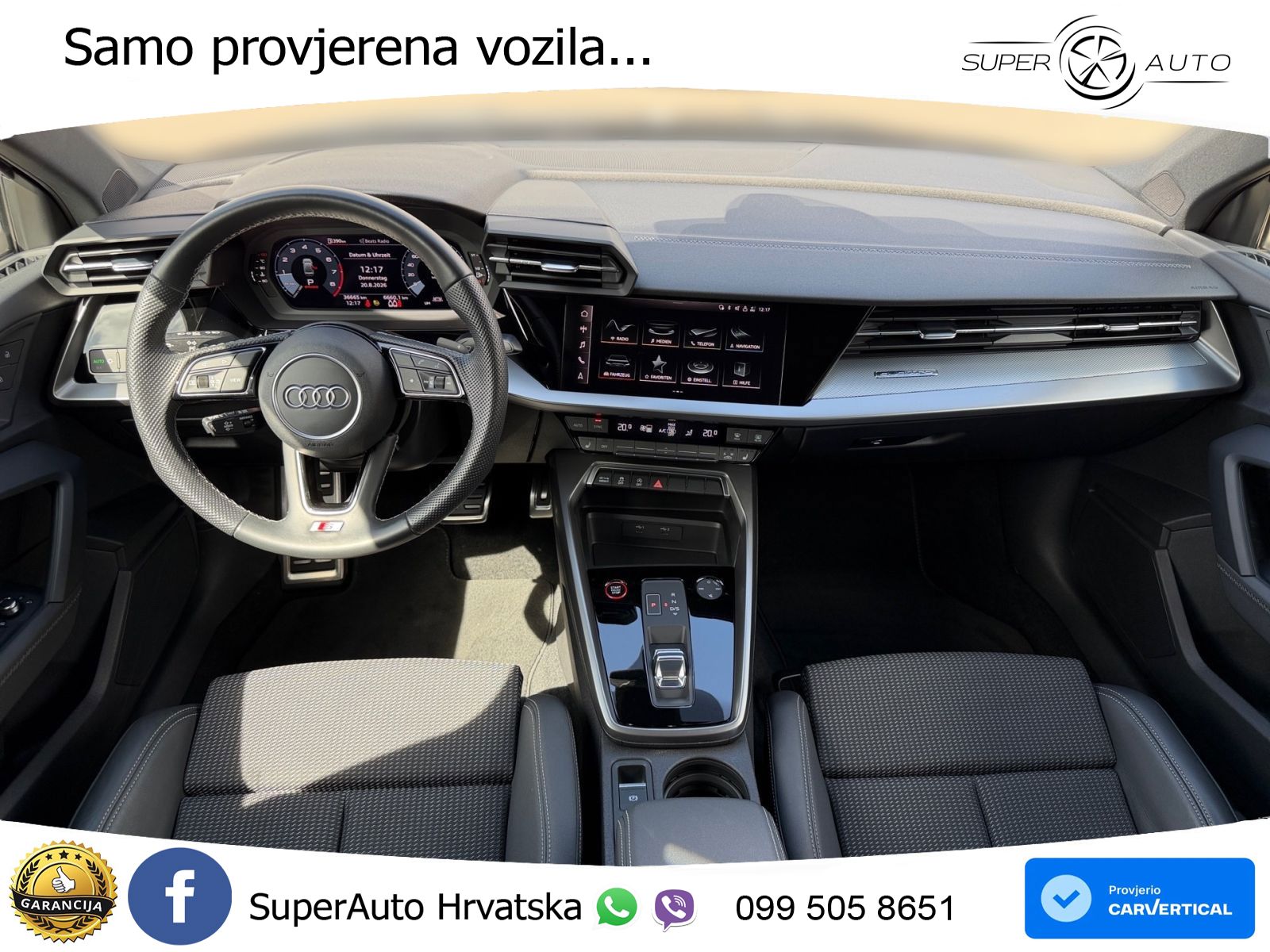 Audi S3 Limuzina 2.0 TFSI (310 KS) quattro S tronic LED+GR SJED+ACC