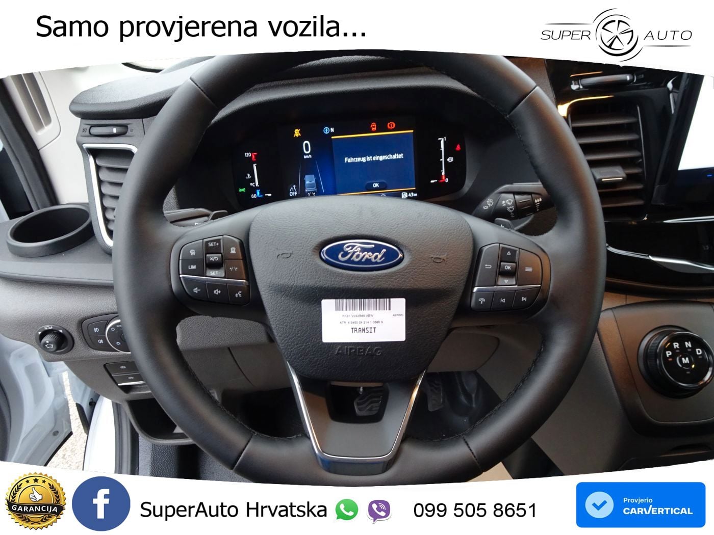 Ford Transit Kasten Trend 350 L3 Aut. AHK*ACC*360*SHZ 165 KS