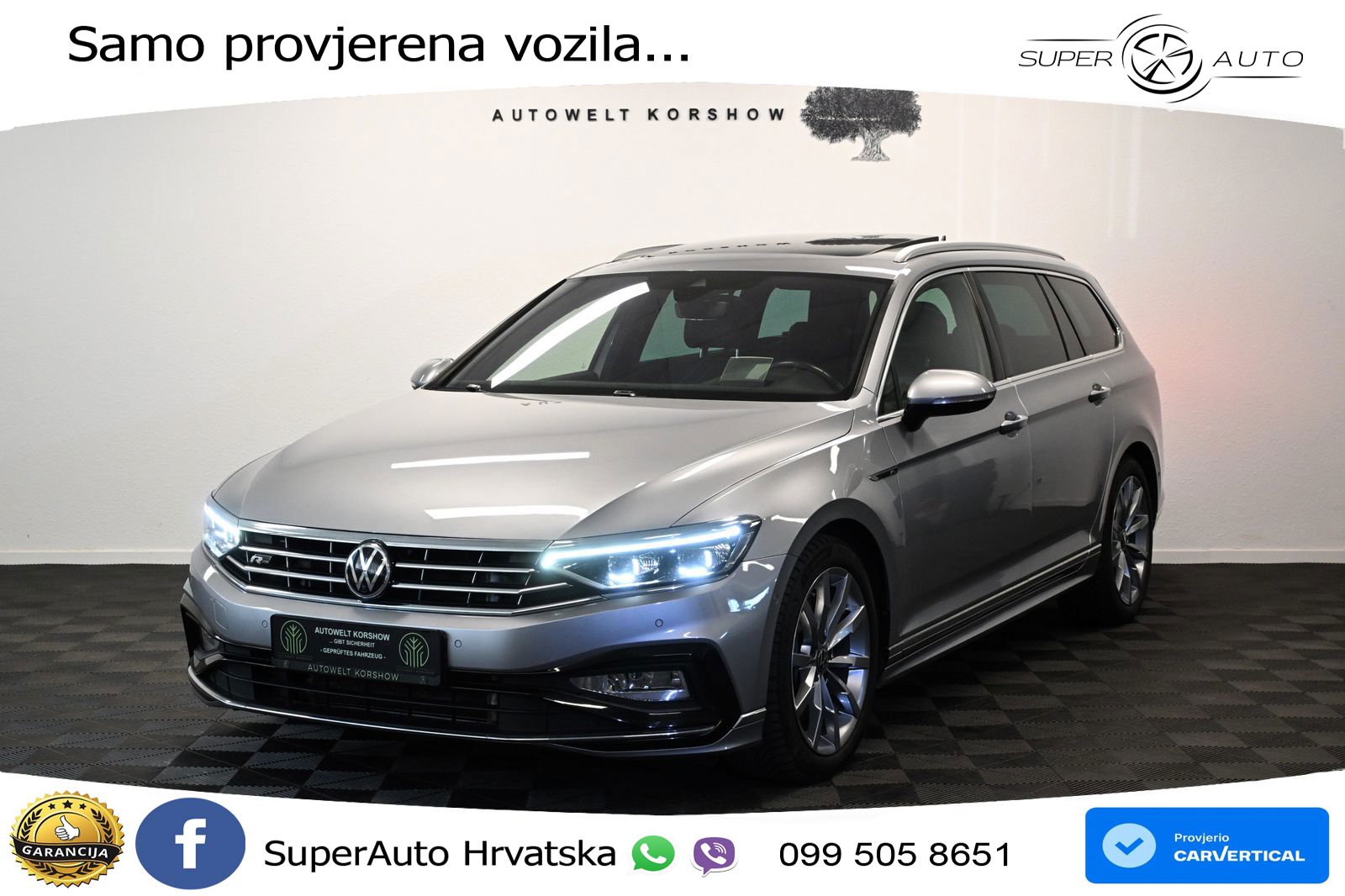 Volkswagen Passat Variant 2.0 TDI (240 KS) 4MOTION DSG R-Line ACC+HEAD+GR SJED+360+PANO