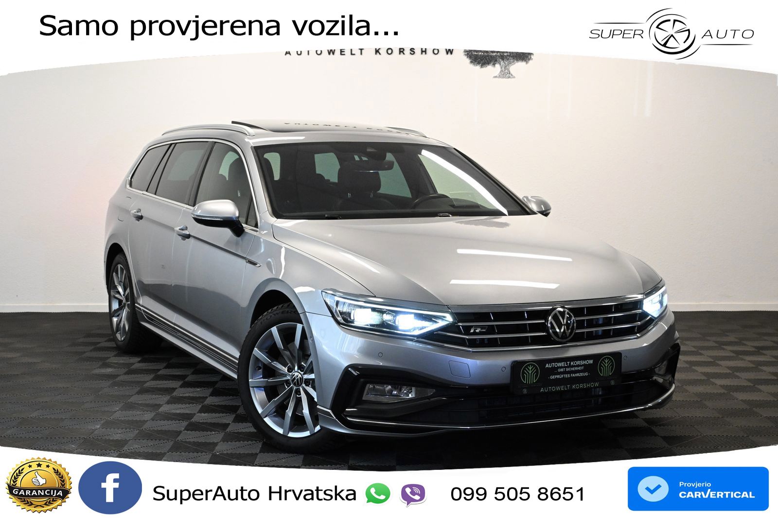 Volkswagen Passat Variant 2.0 TDI (240 KS) 4MOTION DSG R-Line ACC+HEAD+GR SJED+360+PANO