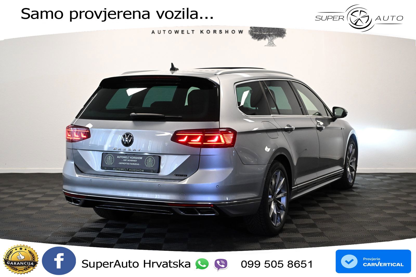 Volkswagen Passat Variant 2.0 TDI (240 KS) 4MOTION DSG R-Line ACC+HEAD+GR SJED+360+PANO