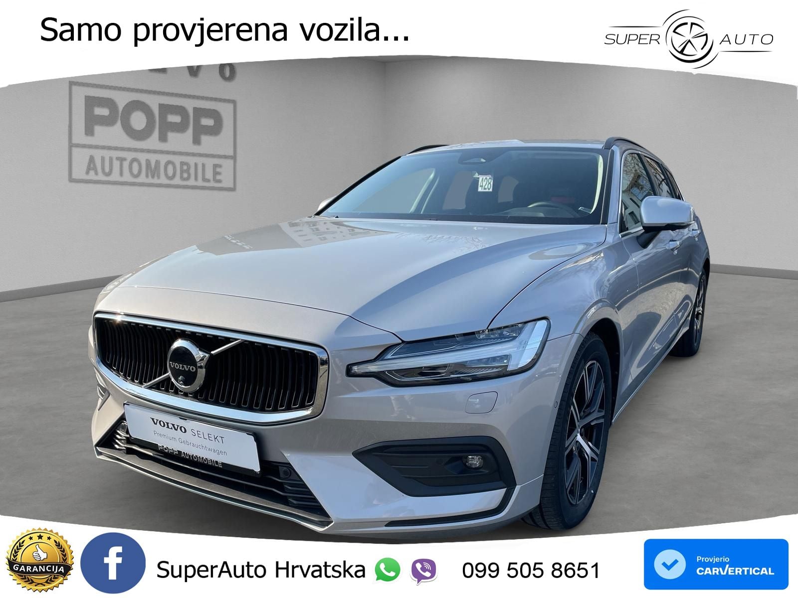 Volvo V60 2.0 B4 Benzin DCT LED+GR SJED+ACC