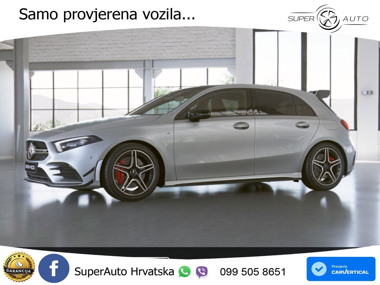 Mercedes-Benz AMG A 35 4MATIC AMG SPEEDSHIFT DCT LED+GR SJED+ACC