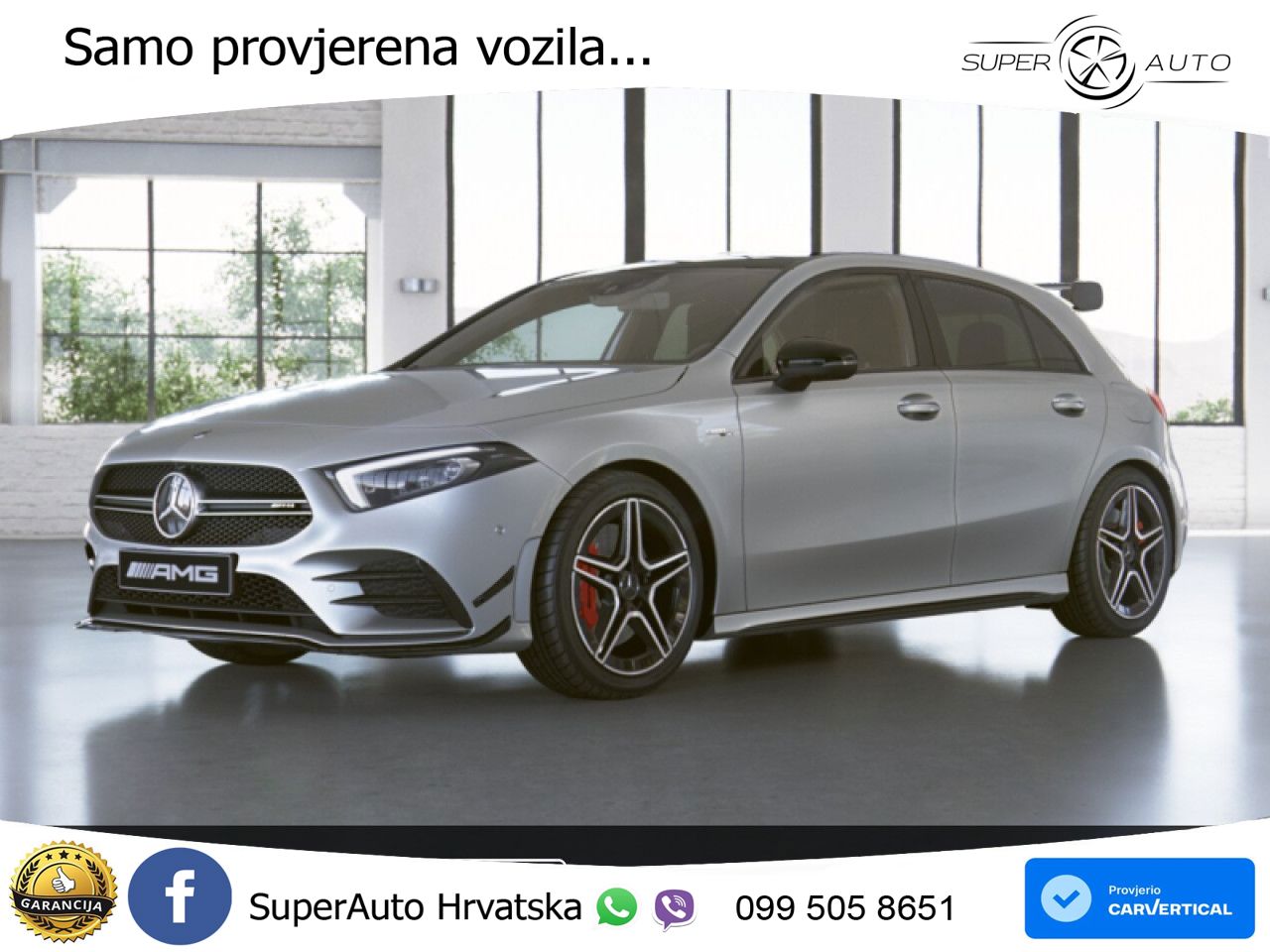 Mercedes-Benz AMG A 35 4MATIC AMG SPEEDSHIFT DCT LED+GR SJED+ACC