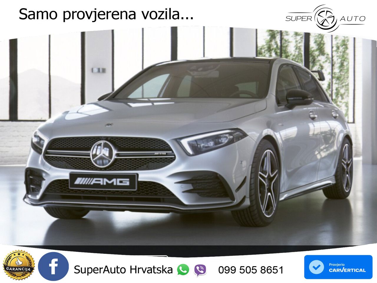 Mercedes-Benz AMG A 35 4MATIC AMG SPEEDSHIFT DCT LED+GR SJED+ACC