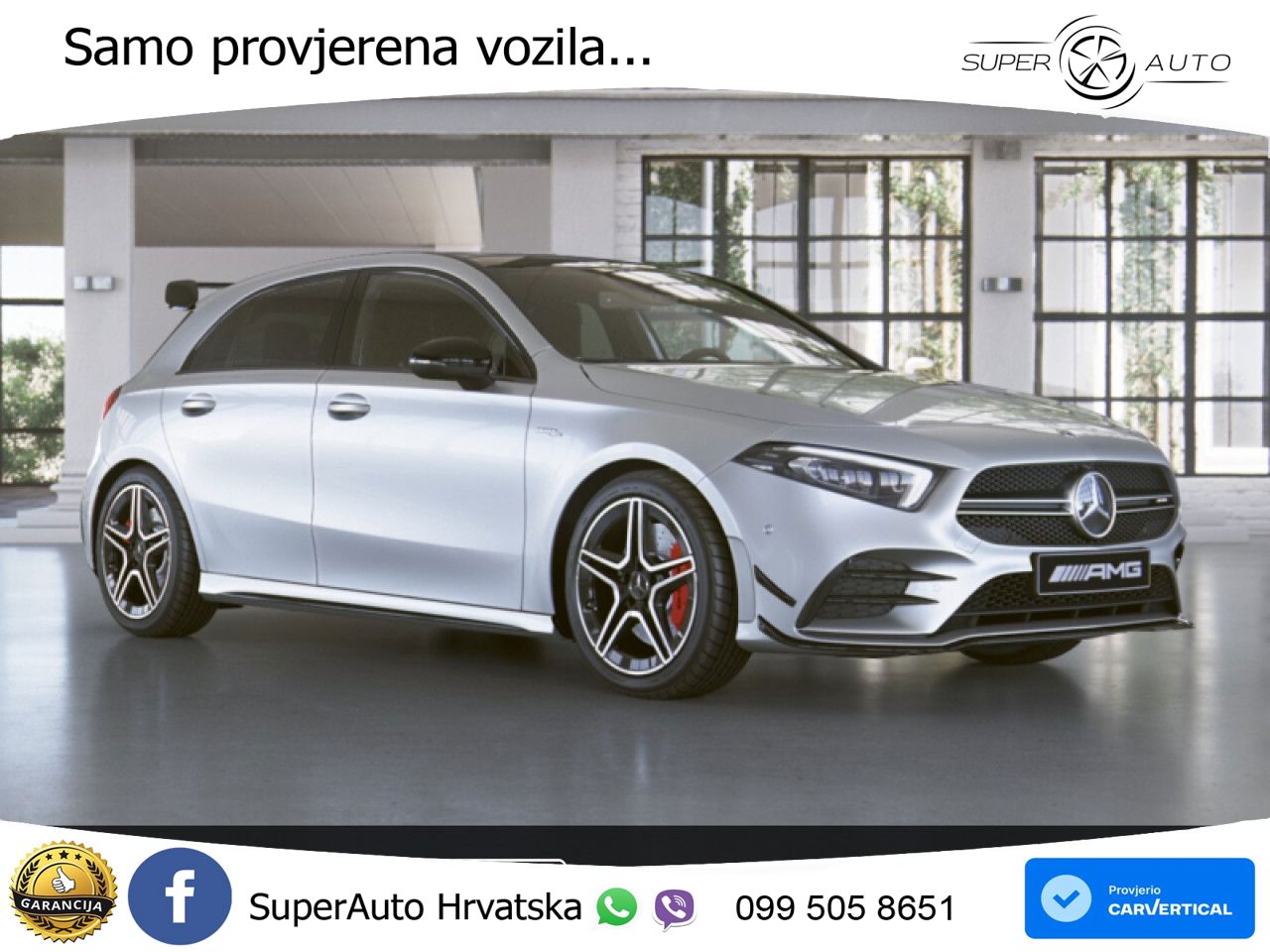 Mercedes-Benz AMG A 35 4MATIC AMG SPEEDSHIFT DCT LED+GR SJED+ACC