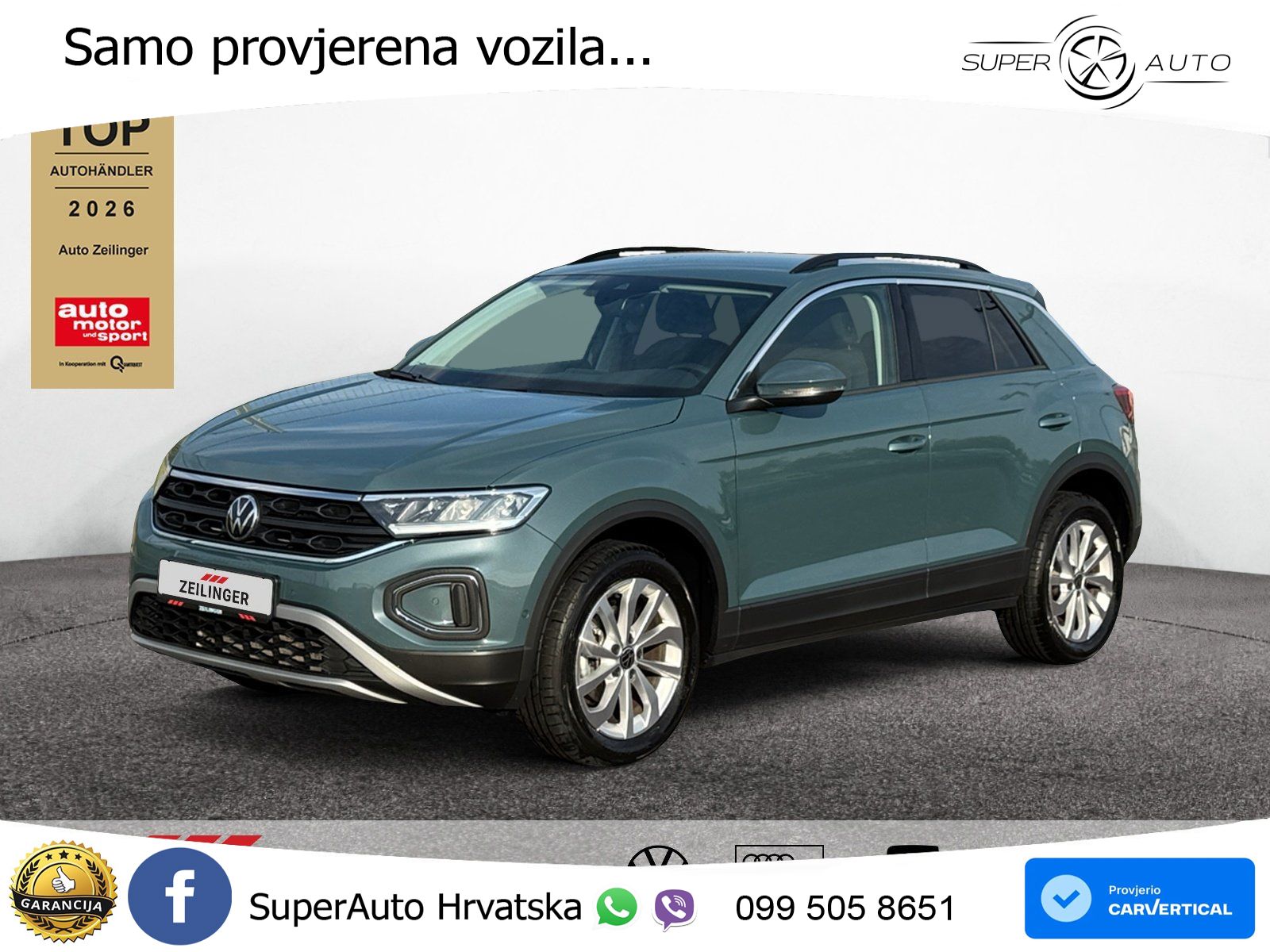 Volkswagen T-Roc 1.5 TSI (150 KS) DSG LED+GR SJED+ACC