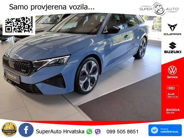 Škoda Octavia Combi RS 2.0 TSI (265 KS) DSG LED+GR SJED+ACC