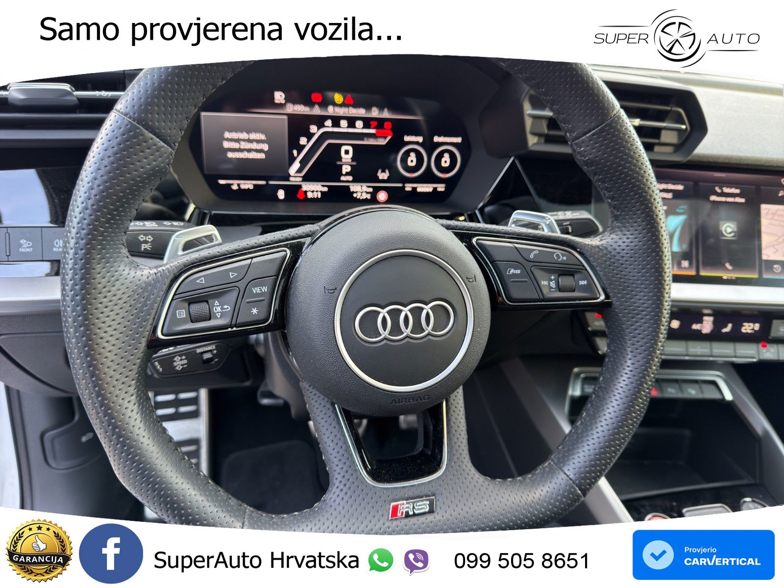 Audi RS3 Sedan 2.5 TFSI (400 KS) quattro S tronic LED+GR SJED+ACC