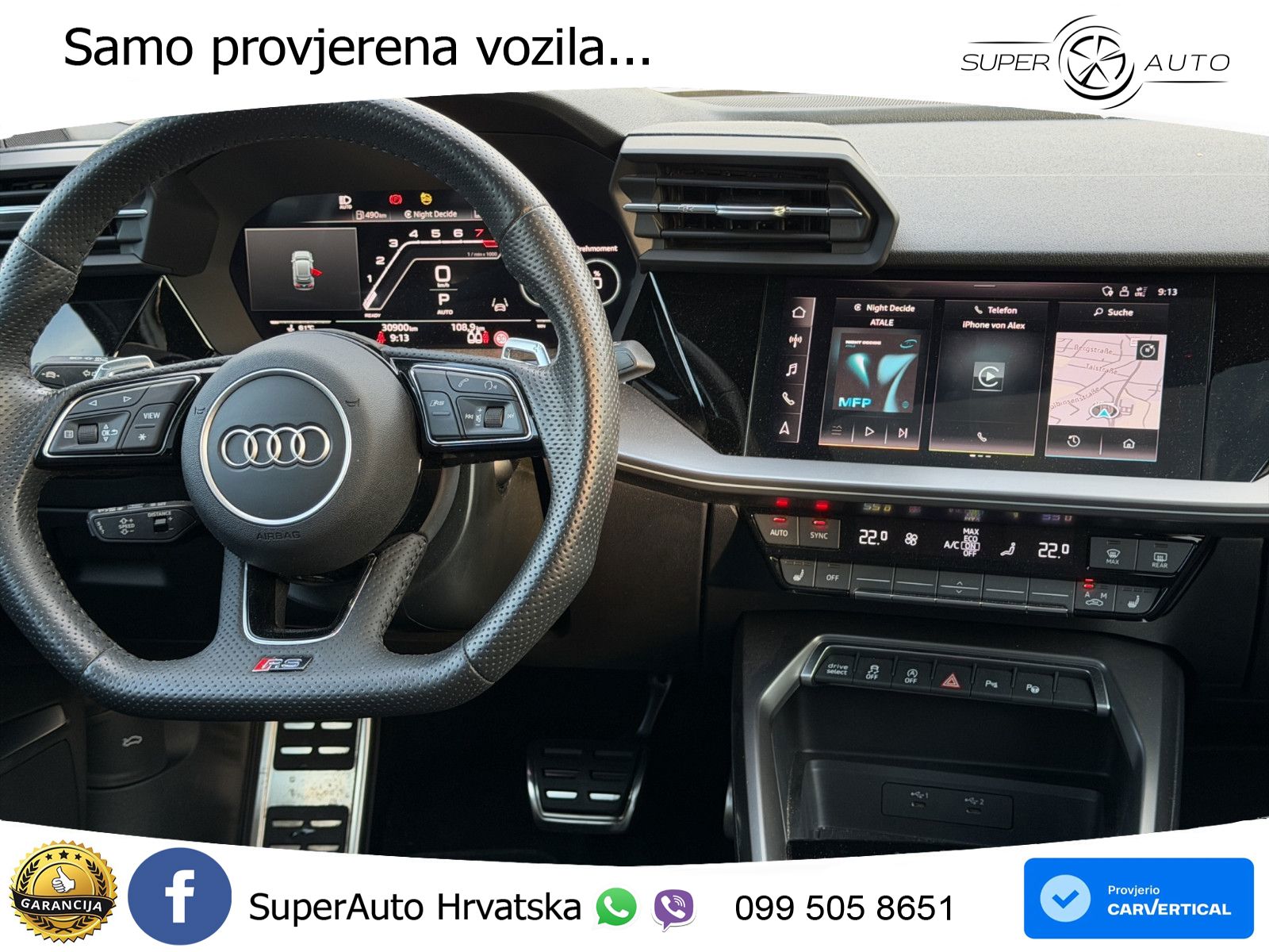Audi RS3 Sedan 2.5 TFSI (400 KS) quattro S tronic LED+GR SJED+ACC